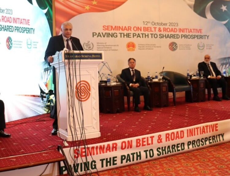 Caretaker minister affirms progress in second phase of CPEC during belt and road seminar